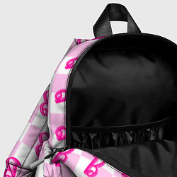 Детский рюкзак Розовая шашка и Барби, цвет: 3D-принт — фото 2