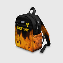 Детский рюкзак Destiny - gold gradient: символ сверху, цвет: 3D-принт — фото 2
