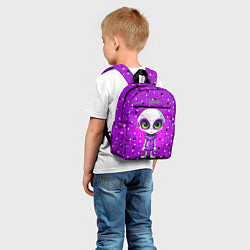 Детский рюкзак Alien - purple color, цвет: 3D-принт — фото 2