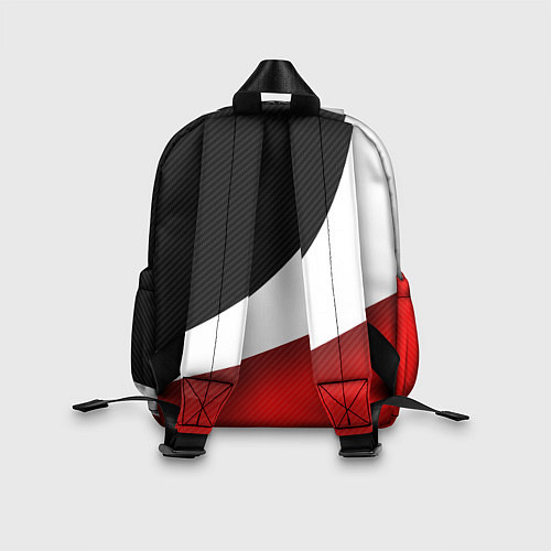 Детский рюкзак Ducati - красно-черный / 3D-принт – фото 2