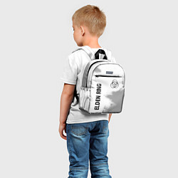 Детский рюкзак Elden Ring glitch на светлом фоне: надпись, символ, цвет: 3D-принт — фото 2