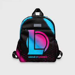 Детский рюкзак League of Legends - neon gradient, цвет: 3D-принт