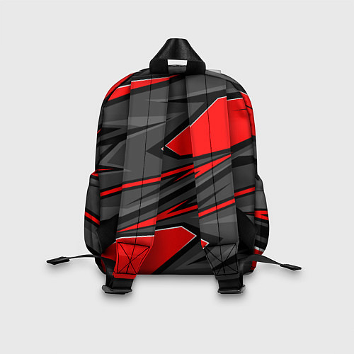 Детский рюкзак Ducati - red stripes / 3D-принт – фото 2