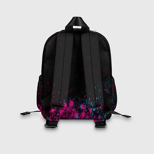 Детский рюкзак Evangelion - neon gradient: символ сверху / 3D-принт – фото 2