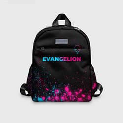 Детский рюкзак Evangelion - neon gradient: символ сверху