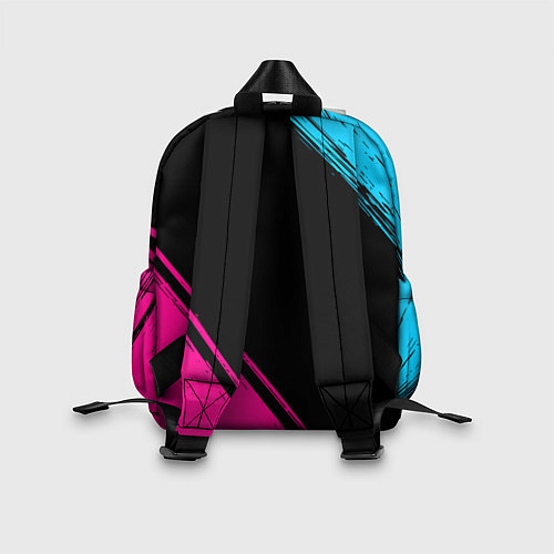 Детский рюкзак Akira - neon gradient: надпись, символ / 3D-принт – фото 2