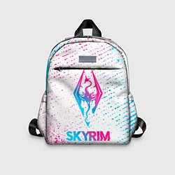 Детский рюкзак Skyrim neon gradient style, цвет: 3D-принт