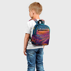 Детский рюкзак Цветочный луг, цвет: 3D-принт — фото 2