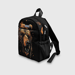Детский рюкзак Бурый медведь, цвет: 3D-принт — фото 2
