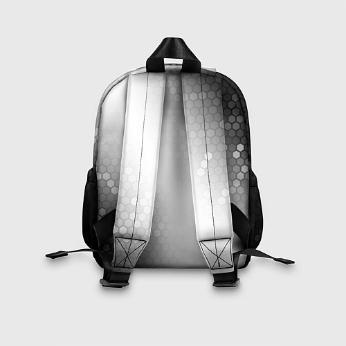 Детский рюкзак Watch Dogs glitch на светлом фоне: надпись, символ / 3D-принт – фото 2