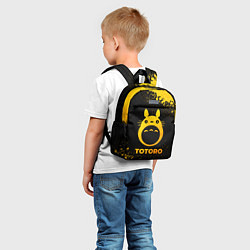 Детский рюкзак Totoro - gold gradient, цвет: 3D-принт — фото 2