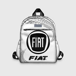 Детский рюкзак Fiat speed на светлом фоне со следами шин