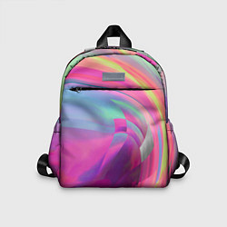 Детский рюкзак Неоновая геометрическая абстракция, цвет: 3D-принт
