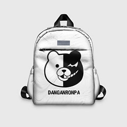 Детский рюкзак Danganronpa glitch на светлом фоне