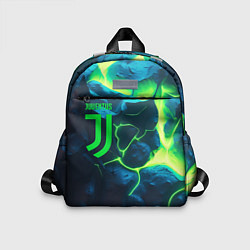 Детский рюкзак Juventus green neon, цвет: 3D-принт