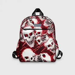 Детский рюкзак Черепа киберпанк, цвет: 3D-принт