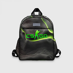 Детский рюкзак CSGO green black logo