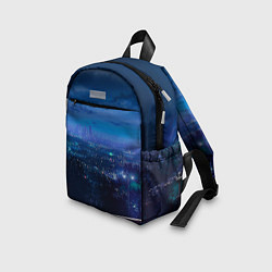 Детский рюкзак Синий город, цвет: 3D-принт — фото 2