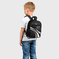 Детский рюкзак Fox carbon line - white, цвет: 3D-принт — фото 2