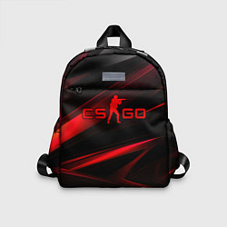 Детский рюкзак CSGO red black logo