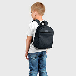 Детский рюкзак Чёрно-синий паттерн, цвет: 3D-принт — фото 2