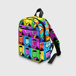 Детский рюкзак Pop art - abstraction - vogue, цвет: 3D-принт — фото 2