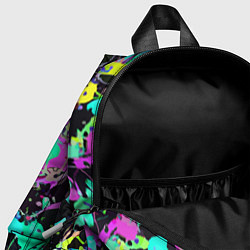 Детский рюкзак Красочная композиция - мода, цвет: 3D-принт — фото 2