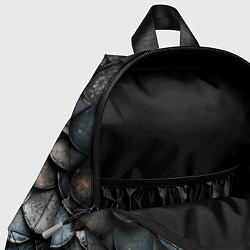 Детский рюкзак Чешуя тёмного дракона, цвет: 3D-принт — фото 2