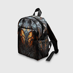 Детский рюкзак Огненный доспех рыцаря Dark Souls, цвет: 3D-принт — фото 2