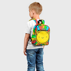 Детский рюкзак Позитивное солнышко, цвет: 3D-принт — фото 2