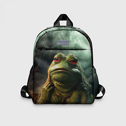 Детский рюкзак Большая жаба Пепе, цвет: 3D-принт