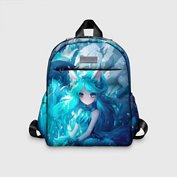 Детский рюкзак Снежная лиса в стиле аниме, цвет: 3D-принт