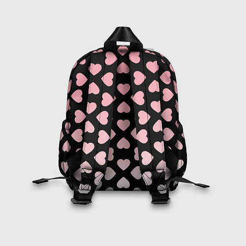 Детский рюкзак Розовый единорог с сердечками / 3D-принт – фото 2