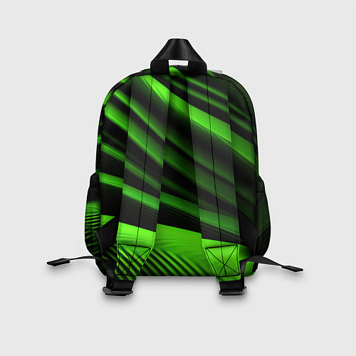 Детский рюкзак Зеленый яркая текстура / 3D-принт – фото 2