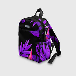 Детский рюкзак Floral composition - neon, цвет: 3D-принт — фото 2