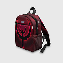 Детский рюкзак Quake красный, цвет: 3D-принт — фото 2