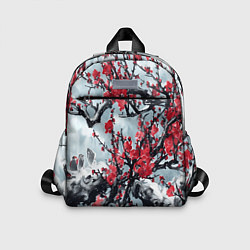 Детский рюкзак Лепестки цветущей вишни - сакура, цвет: 3D-принт