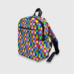 Детский рюкзак Разноцветные плитки, цвет: 3D-принт — фото 2
