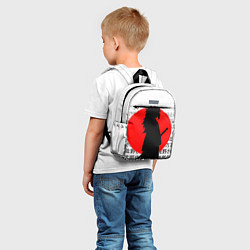 Детский рюкзак Ёриичи - клинок рассекающий демонов - силуэт, цвет: 3D-принт — фото 2