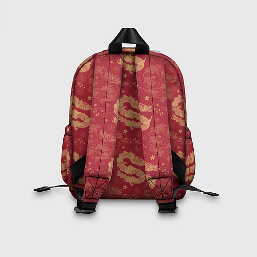 Детский рюкзак The chinese dragon pattern / 3D-принт – фото 2