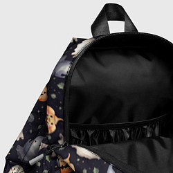 Детский рюкзак Милые привидения и хэллуинские тыквы - паттерн, цвет: 3D-принт — фото 2
