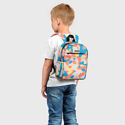 Детский рюкзак Абстракция в пастельных тонах, цвет: 3D-принт — фото 2