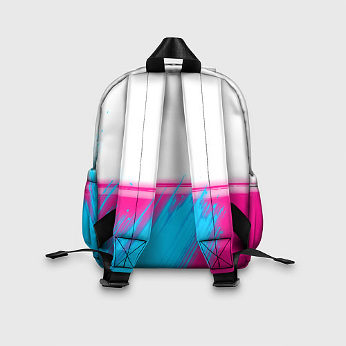 Детский рюкзак Elden Ring neon gradient style: символ сверху / 3D-принт – фото 2