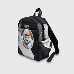 Детский рюкзак Белая горилла, цвет: 3D-принт — фото 2