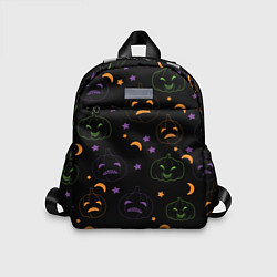 Детский рюкзак Тыквы яркие, цвет: 3D-принт