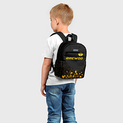 Детский рюкзак Daewoo - gold gradient: символ сверху, цвет: 3D-принт — фото 2