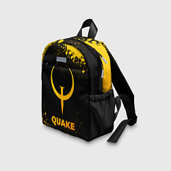 Детский рюкзак Quake - gold gradient, цвет: 3D-принт — фото 2