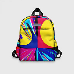 Детский рюкзак Pop art composition - neural network, цвет: 3D-принт