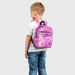 Детский рюкзак I am kenough - розовый тай-дай, цвет: 3D-принт — фото 2