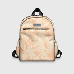 Детский рюкзак Паттерн бледно-оранжевый, цвет: 3D-принт